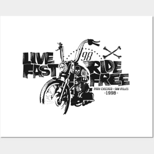 Live Fast & Ride Free Posters and Art